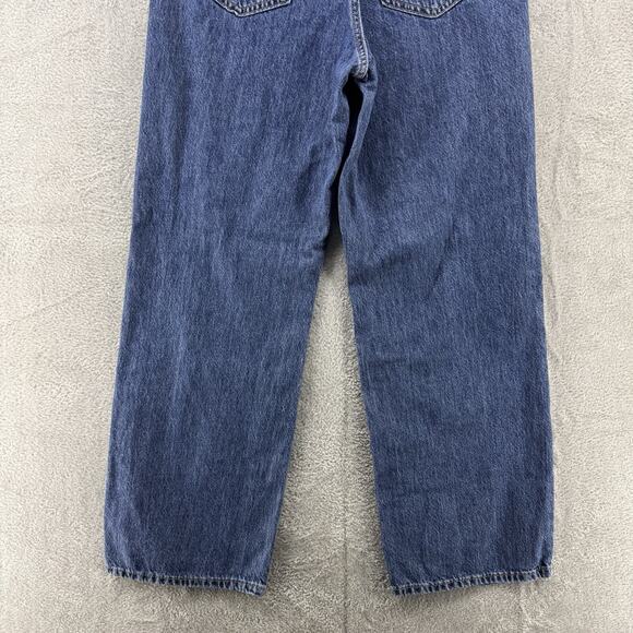 Levis Jeans Women 26 Blue Medium Wash High Waisted Straight Festival - Picture 8 of 16
